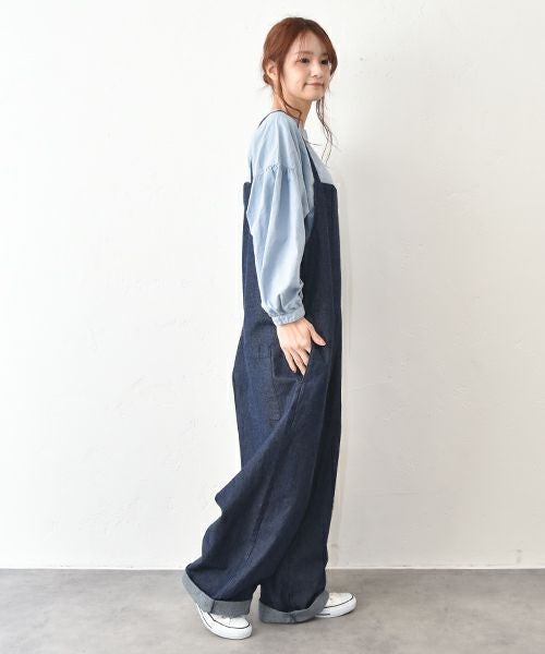 No18｜デニムサロペットパンツ [[CE1PT240103F]][C]