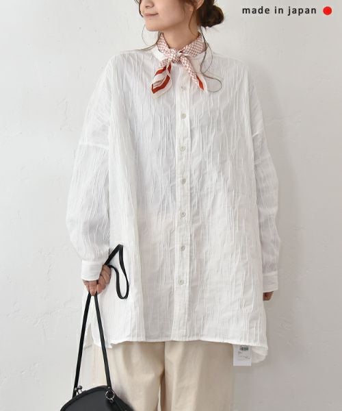 No18｜タックドビーシャツチュニック [[CE1TN260107]][C]