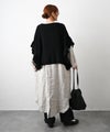 hagumu｜フリルニットポンチョ [[MT-0490]][C]