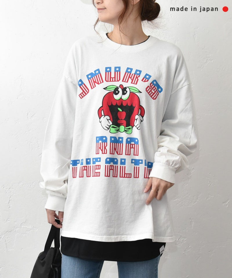  RNA｜ジャンクアップルプリントロンT [[M2617]][C]