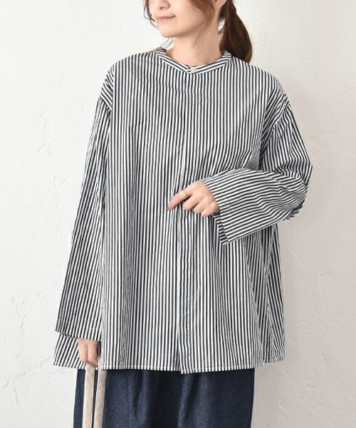 hagumu｜バンドカラーシャツ [[hag-182]][C]