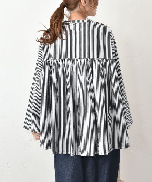 hagumu｜バンドカラーシャツ [[hag-182]][C]