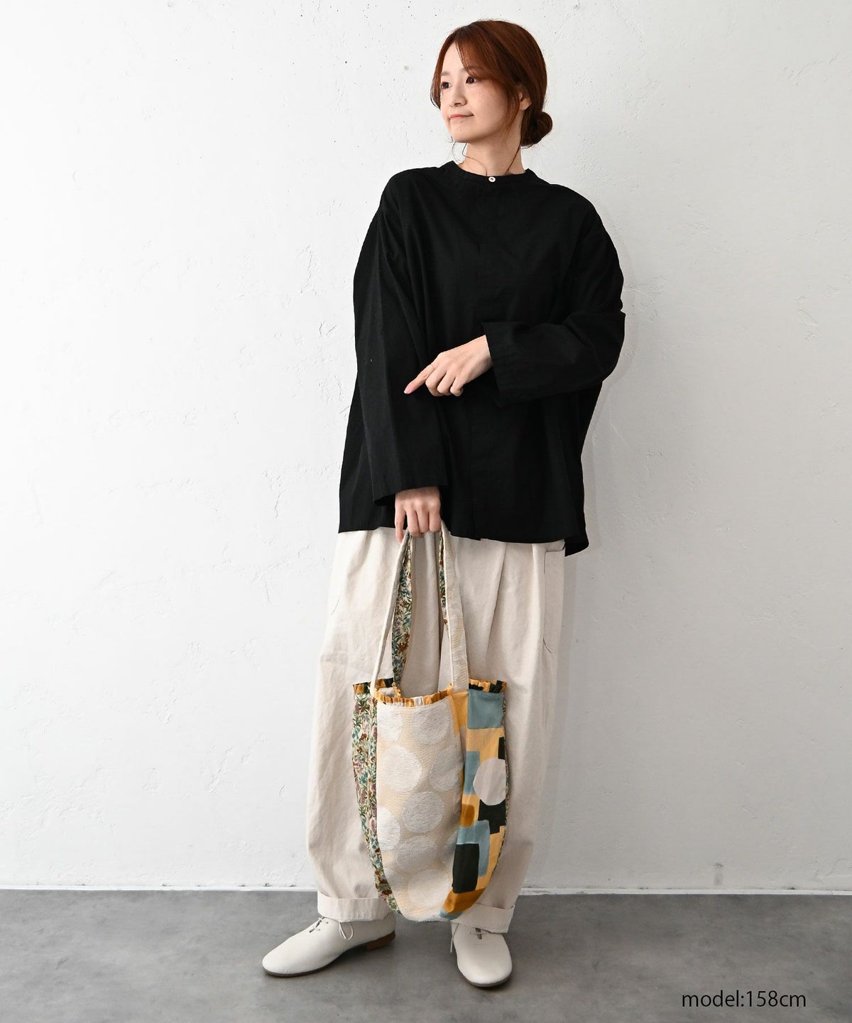 hagumu｜バンドカラーシャツ [[hag-182]][C]