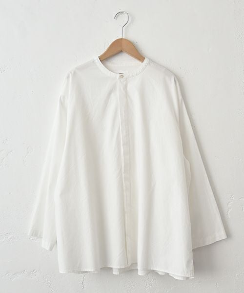 hagumu｜バンドカラーシャツ [[hag-182]][C]