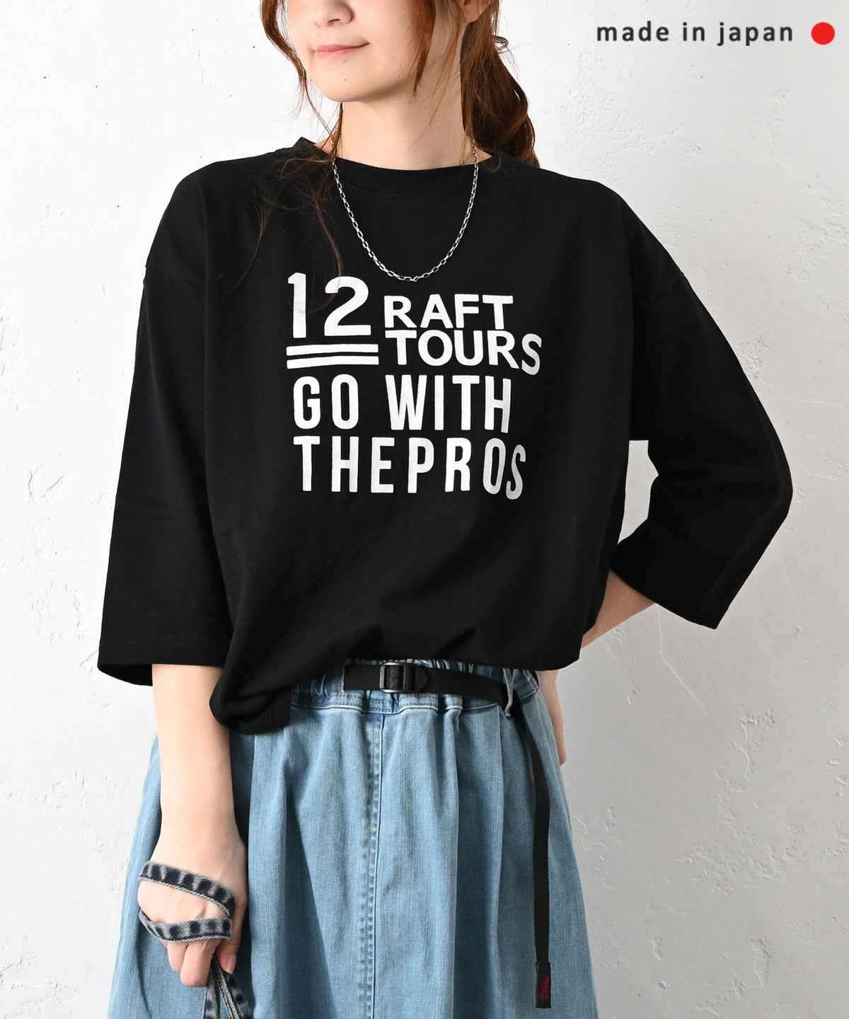 and quarter｜ヘムラウンドプリントTee [[MA-16282]][C]