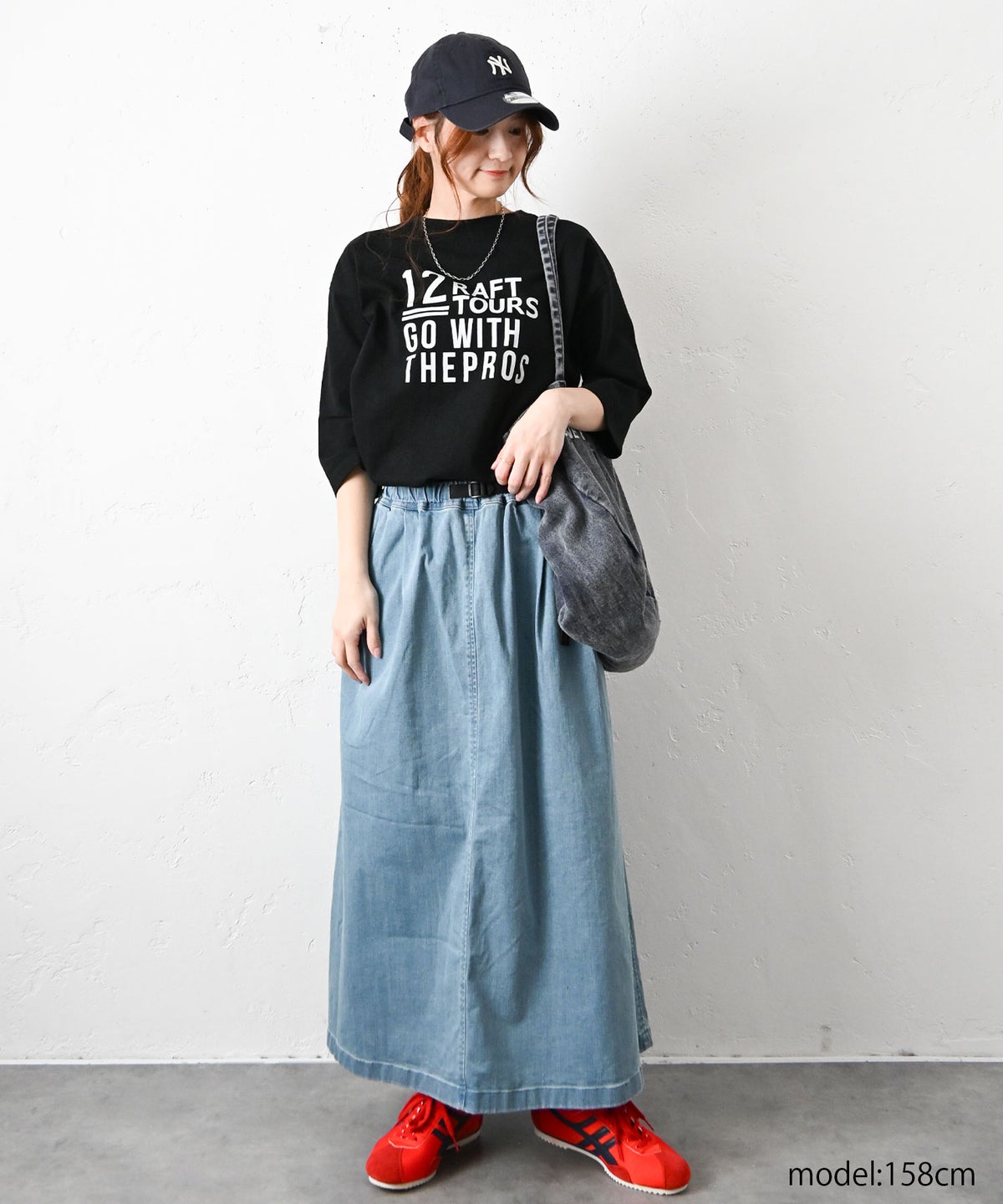 and quarter｜ヘムラウンドプリントTee [[MA-16282]][C]