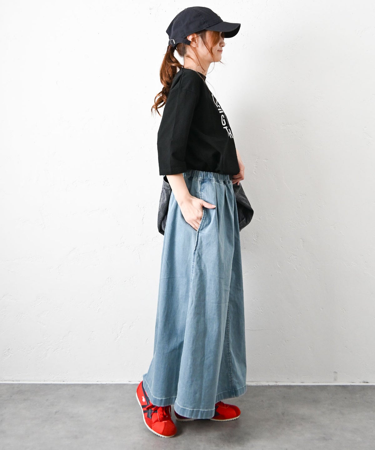 and quarter｜ヘムラウンドプリントTee [[MA-16282]][C]