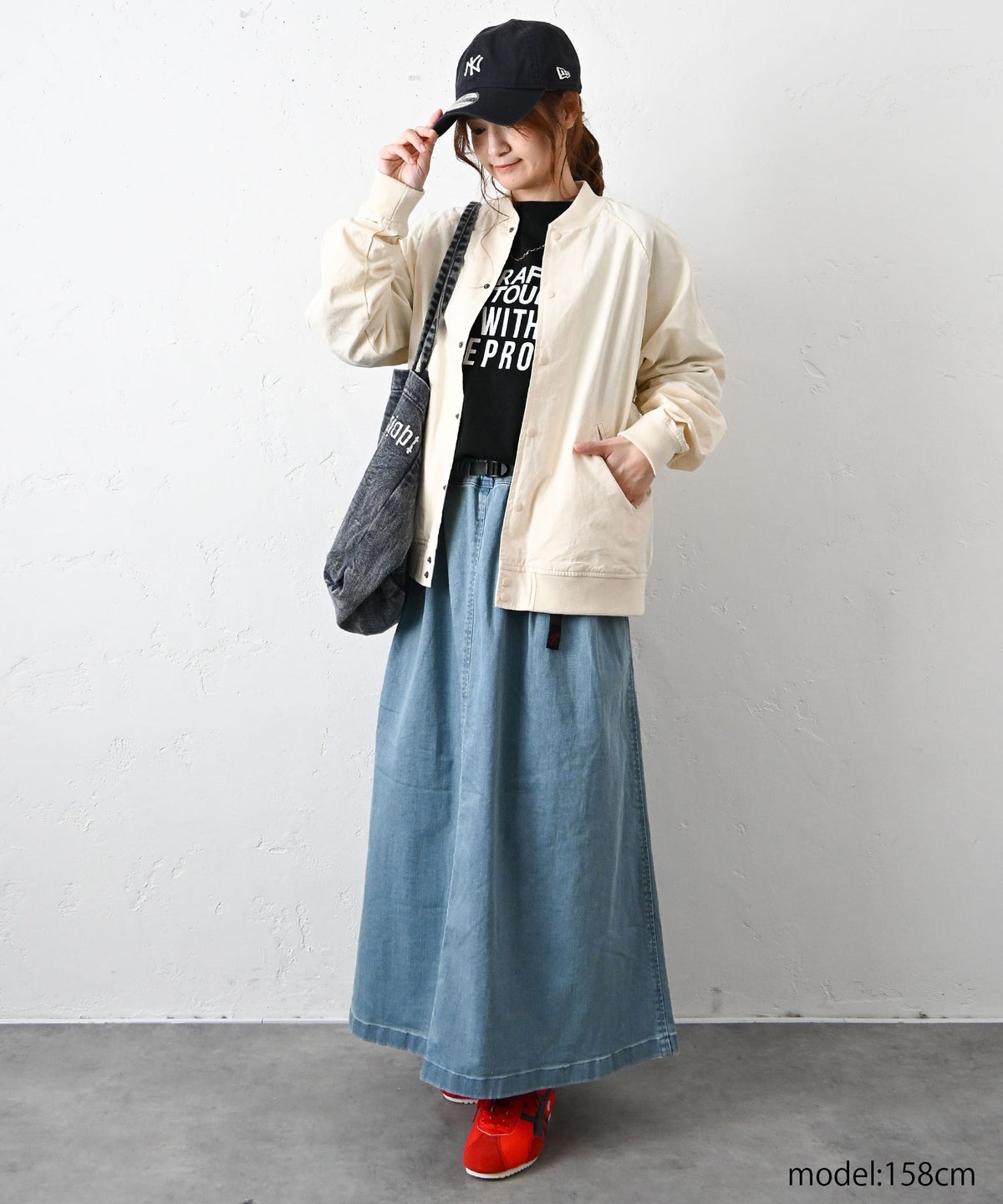 and quarter｜ヘムラウンドプリントTee [[MA-16282]][C]