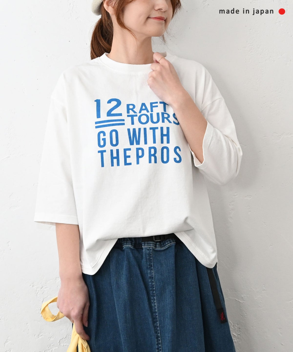 and quarter｜ヘムラウンドプリントTee [[MA-16282]][C]