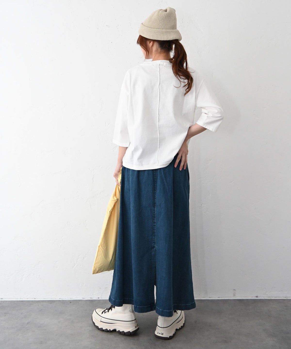 and quarter｜ヘムラウンドプリントTee [[MA-16282]][C]