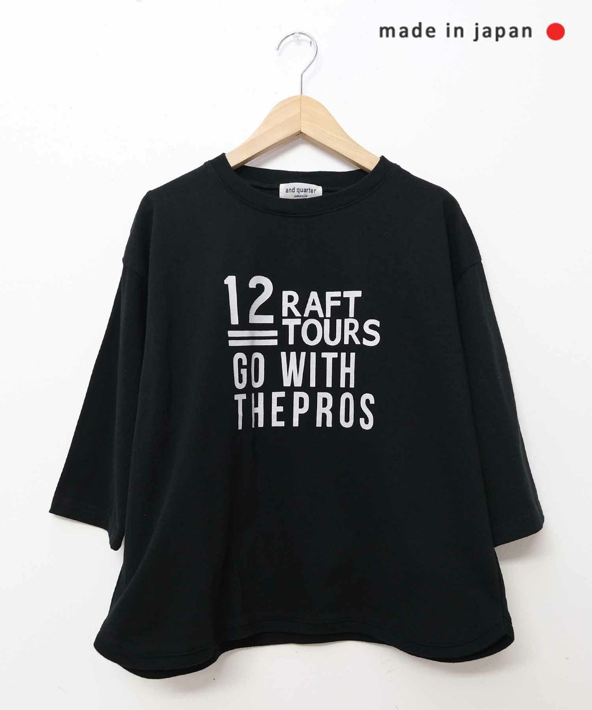 and quarter｜ヘムラウンドプリントTee [[MA-16282]][C]