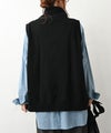 her.｜モックネックスウェットベスト [[131345H]][C]