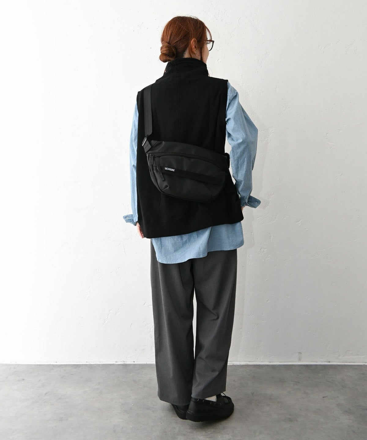 her.｜モックネックスウェットベスト [[131345H]][C]