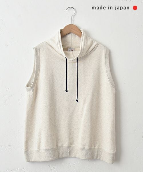 her.｜モックネックスウェットベスト [[131345H]][C]