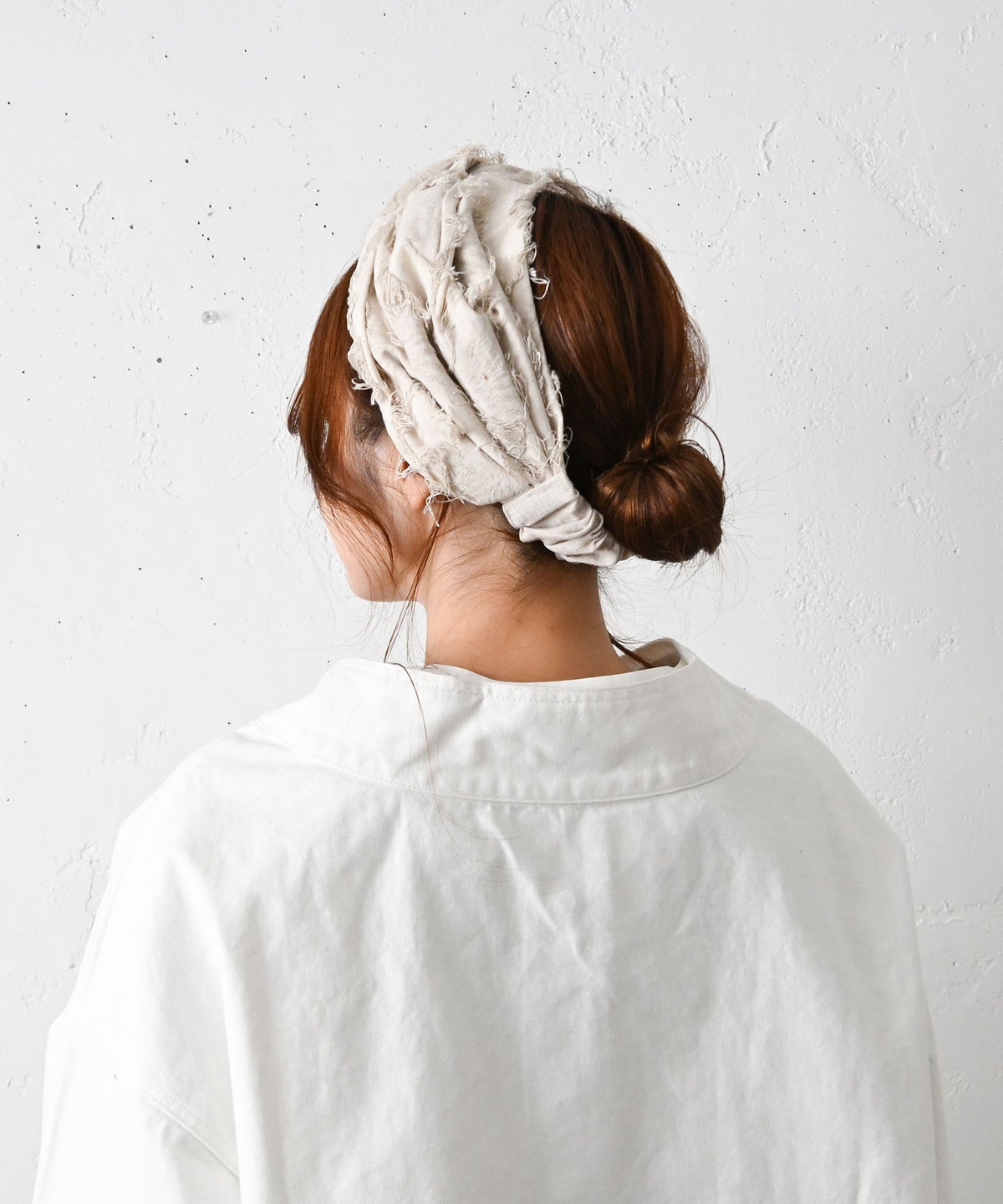 STEVENS&SON｜シャギージャガードターバン [[MA-26-0201]][C]