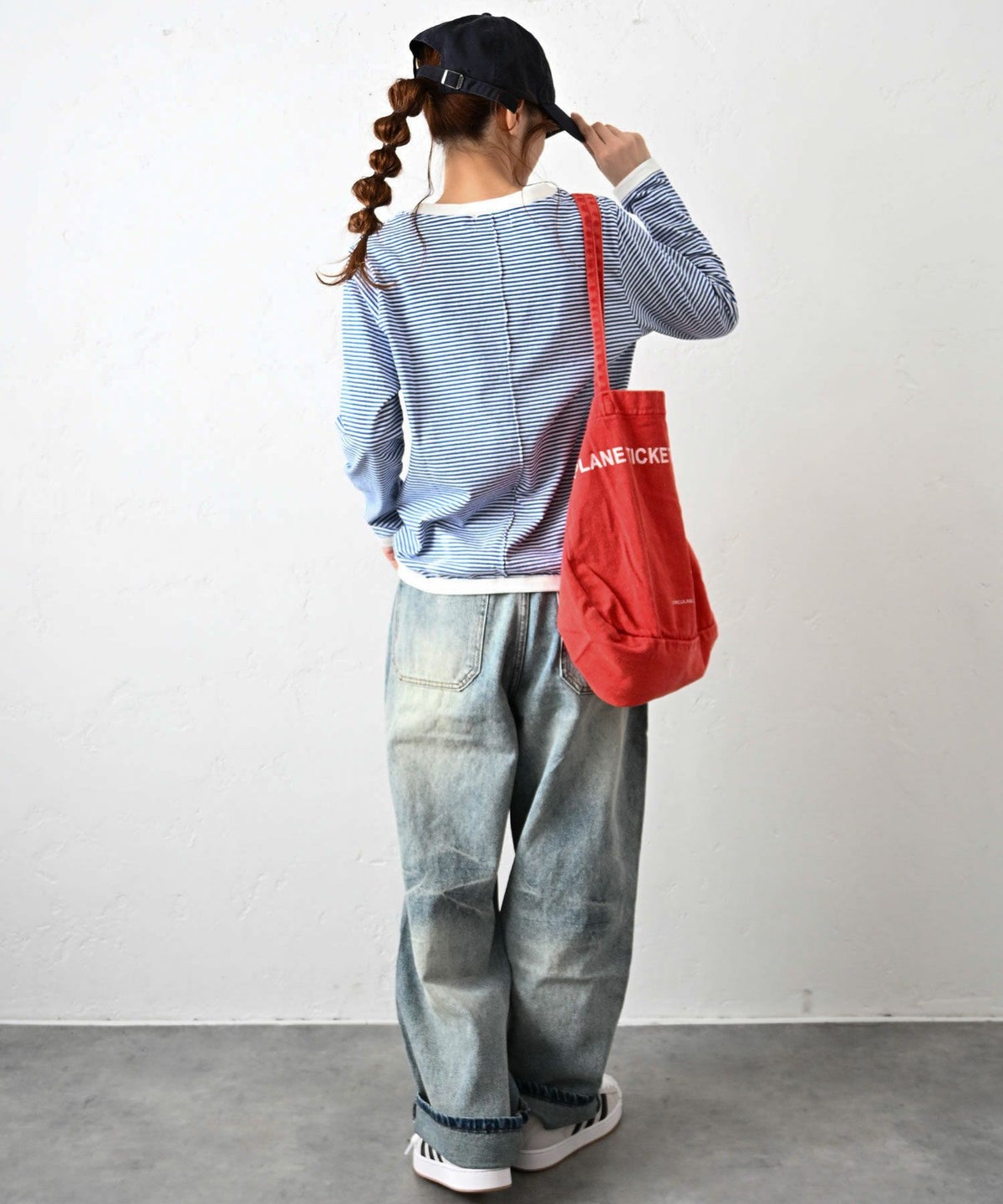 and quarter｜10分袖ボーダーカットソー [[MA-055]][C]