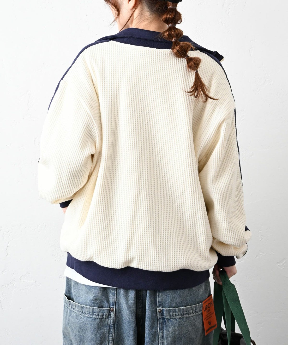 IN THE MARKET｜ワッフル素材ジップアップジャケット [[C-2503]][C]