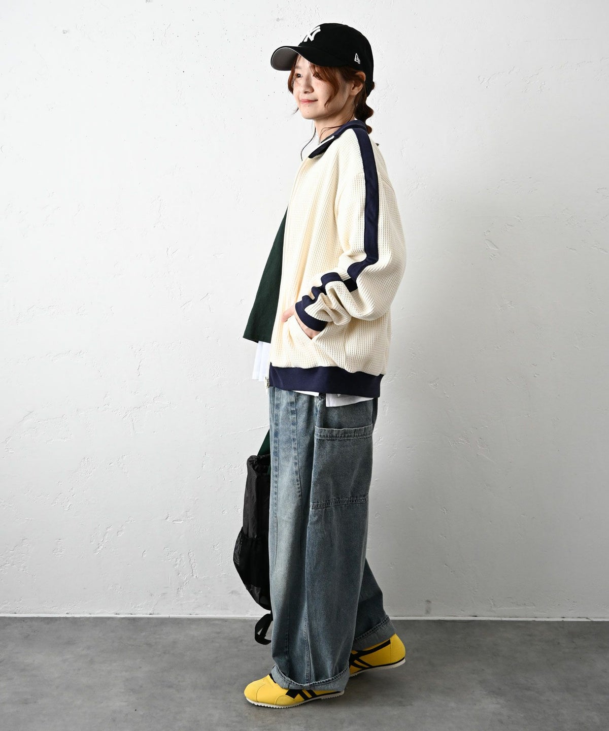 IN THE MARKET｜ワッフル素材ジップアップジャケット [[C-2503]][C]