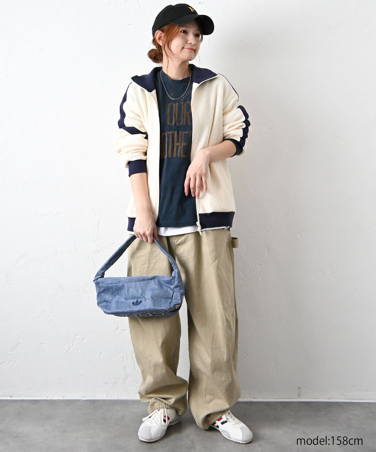 IN THE MARKET｜ワッフル素材ジップアップジャケット [[C-2503]][C]