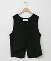  TRANOI.｜バックスリットキーネックジレ [[214R228]][C]