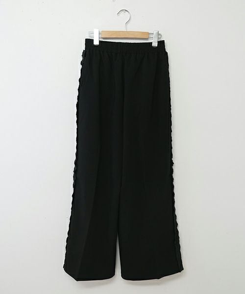 TRANOI.｜サイドプリーツワイドパンツ [[214R514]][C]