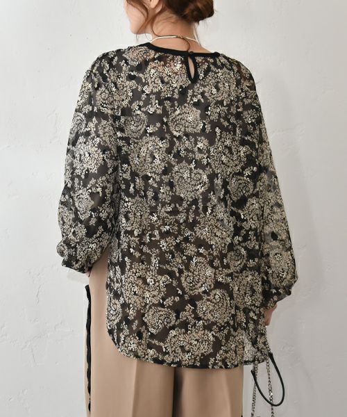  TRANOI.｜ジャガードプルオーバー [[242J203]][C]