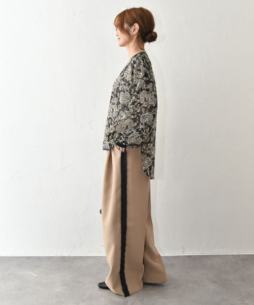  TRANOI.｜ジャガードプルオーバー [[242J203]][C]