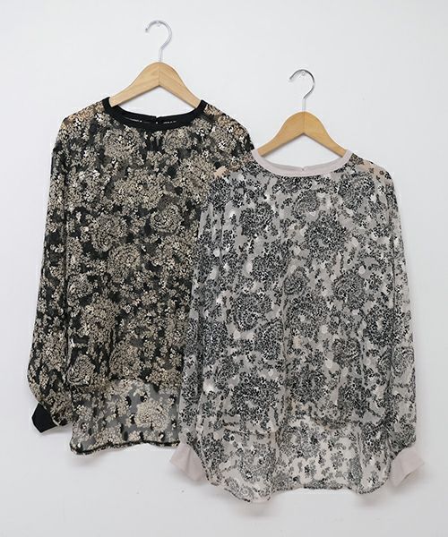  TRANOI.｜ジャガードプルオーバー [[242J203]][C]