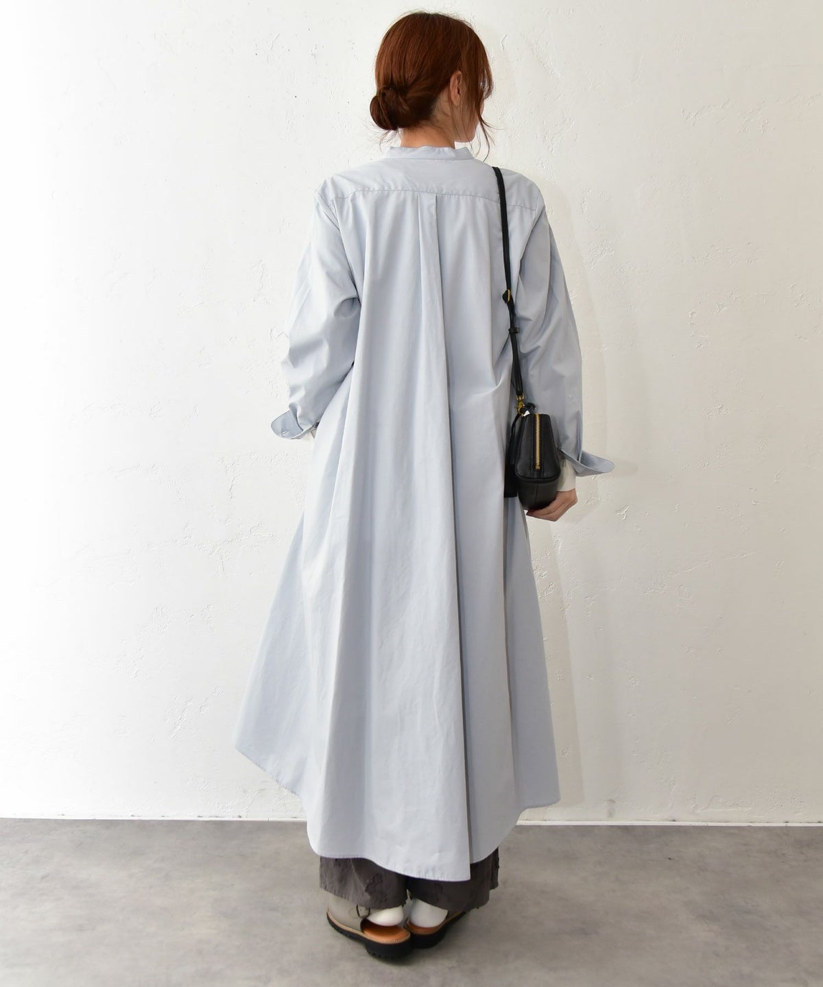 MidiUmi｜line band cpllar shirt OP [[3-75999761]][C]