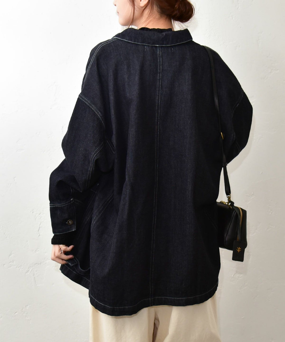 mizuiro ind｜wide denim coverall [[1-270039OW]][C]