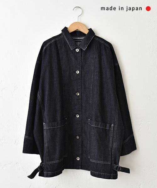 mizuiro ind｜wide denim coverall [[1-270039OW]][C]
