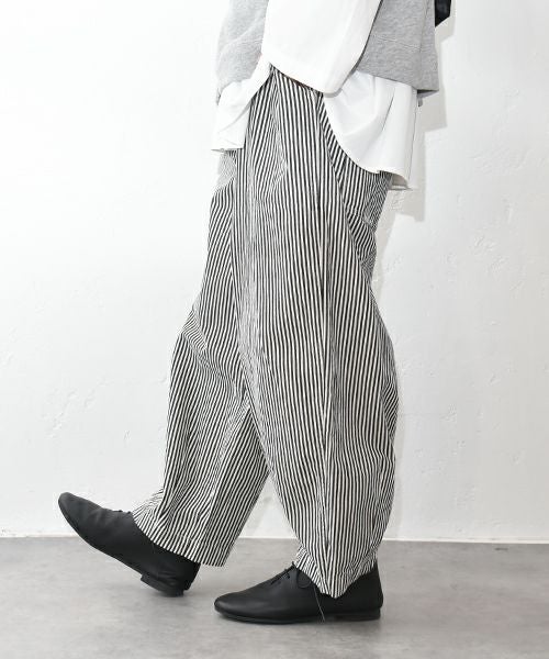 sloe｜ヒッコリーバレルパンツ [[4802073-1]][C]