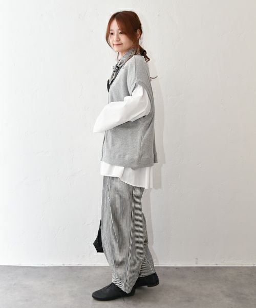 sloe｜ヒッコリーバレルパンツ [[4802073-1]][C]