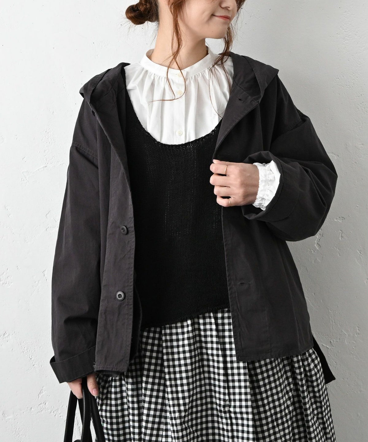 hagumu｜フード付きブルゾン [[hag-181]][C]