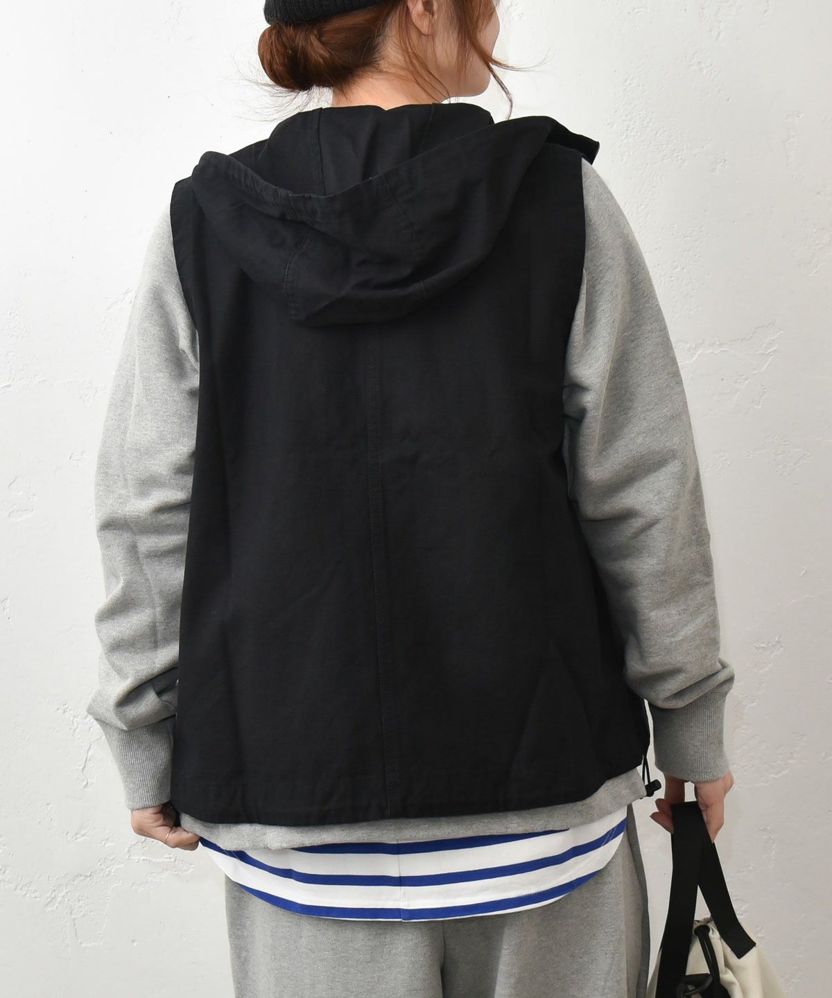 Our.｜フーディージップアップベスト [[131372H]][C]