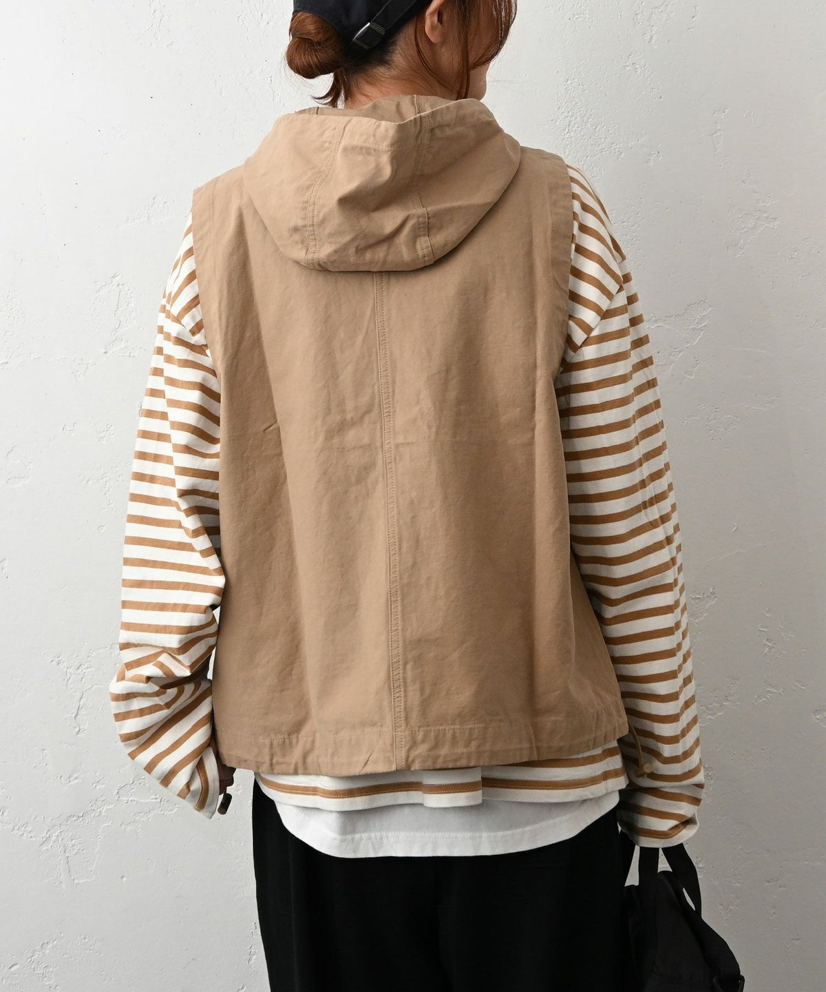 Our.｜フーディージップアップベスト [[131372H]][C]