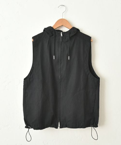 Our.｜フーディージップアップベスト [[131372H]][C]