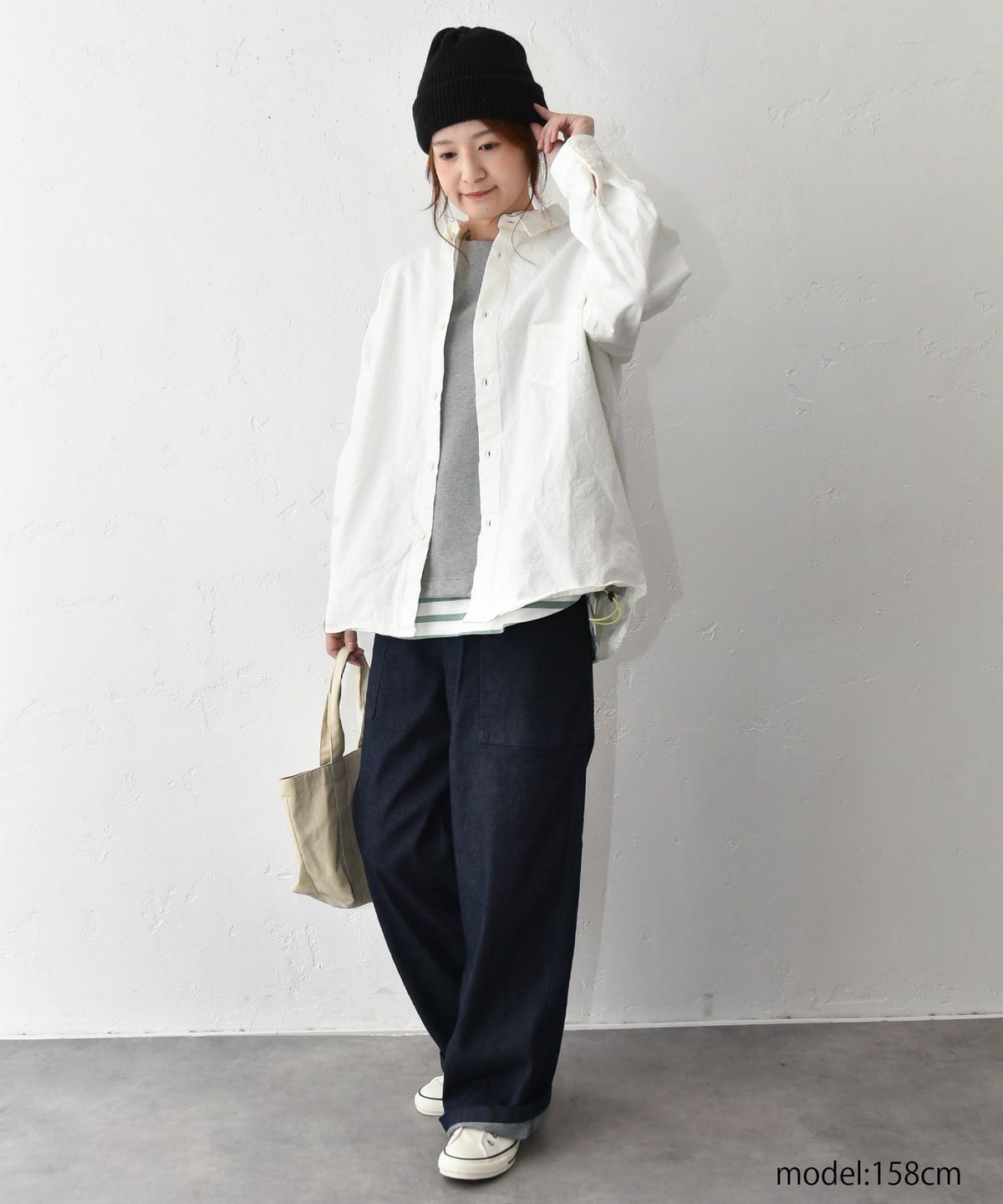 her.｜オーバーシャツ [[CE3SH260103]][C]