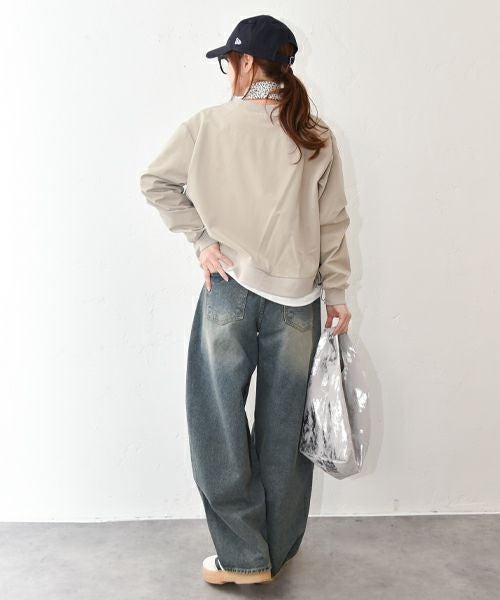 HUMS｜裾ドロストロゴプルオーバー [[CJM-0009]][C]