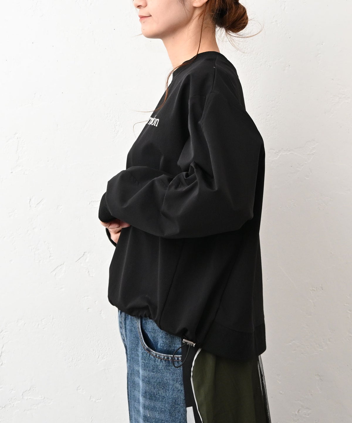 HUMS｜裾ドロストロゴプルオーバー [[CJM-0009]][C]