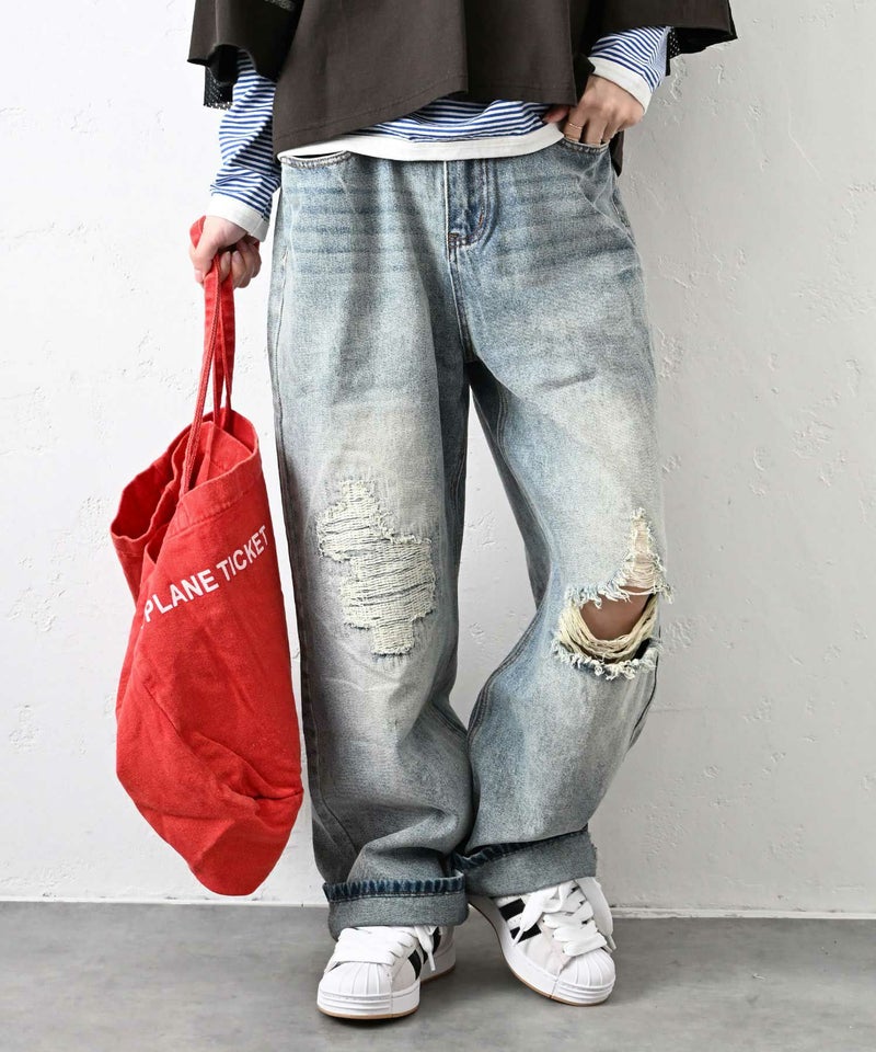 IN THE MARKET｜ダメージジーンズ [[C-2552]][C]