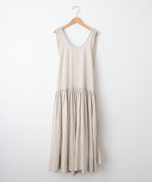 hagumu｜リネン混エプロンワンピース [[hag-179]][C] | ma28 ONLINE STORE