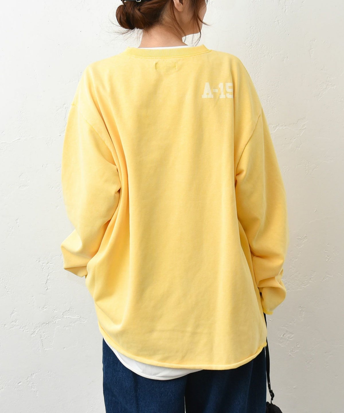 IN THE MARKET｜ピグメントカレッジロゴミニ裏毛ロンT [[C-2512]][C]