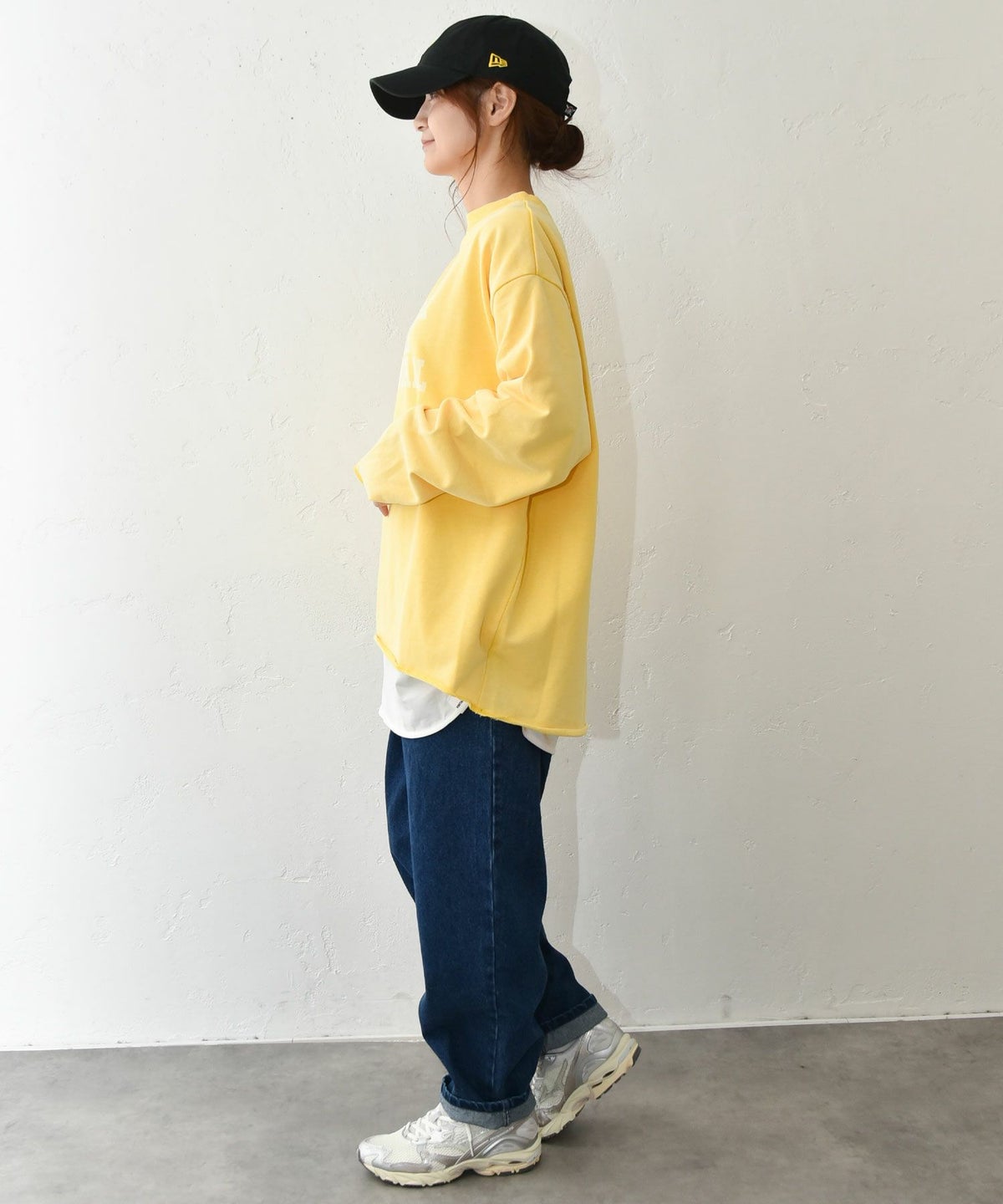 IN THE MARKET｜ピグメントカレッジロゴミニ裏毛ロンT [[C-2512]][C]