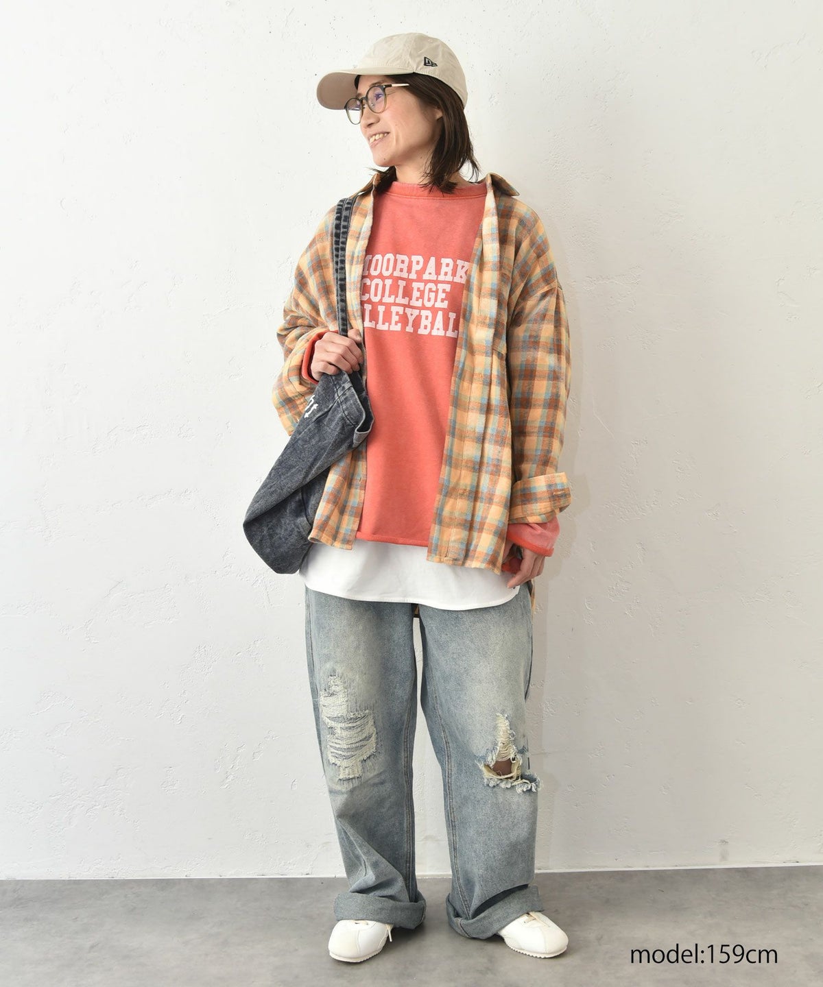 IN THE MARKET｜ピグメントカレッジロゴミニ裏毛ロンT [[C-2512]][C]