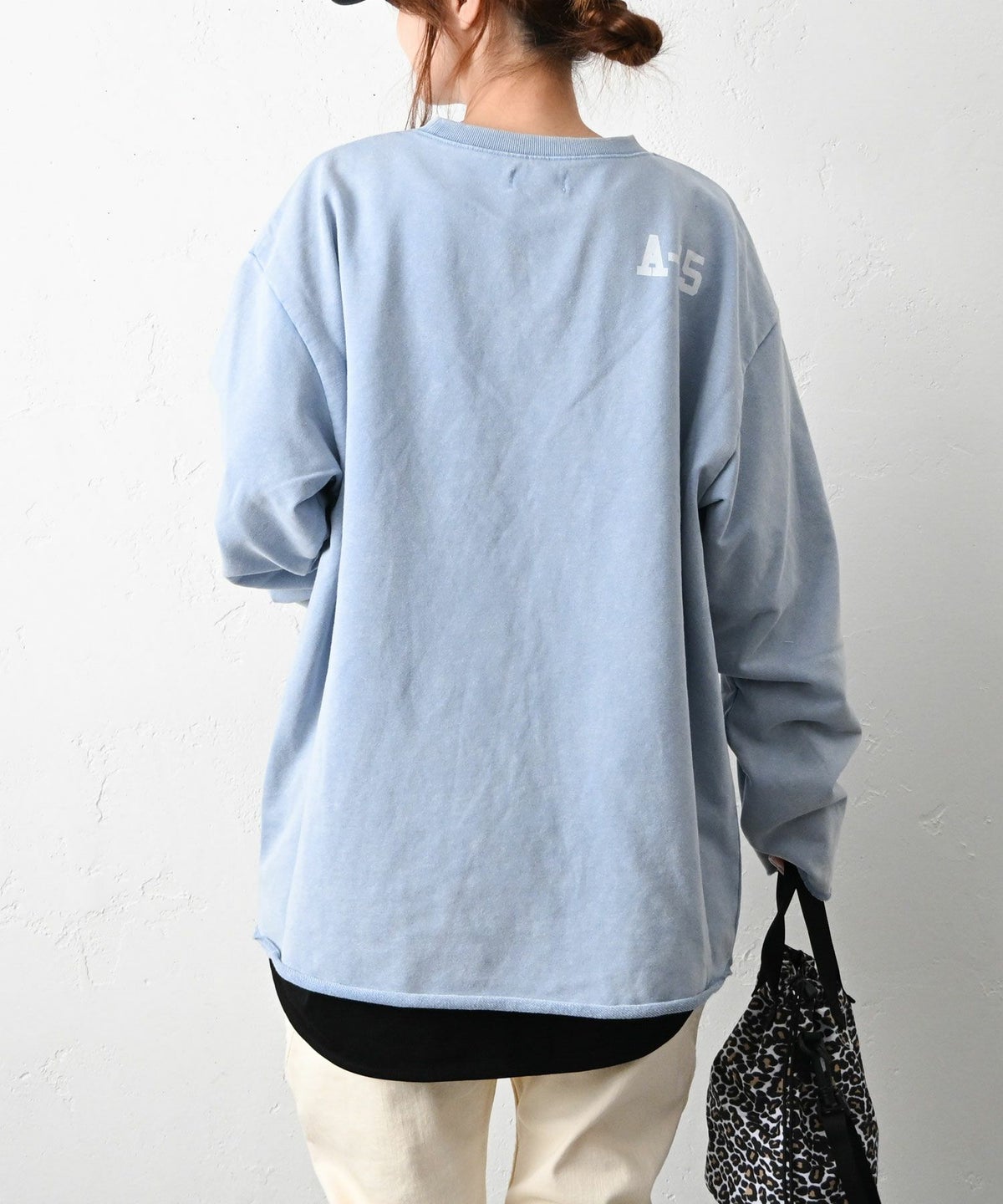 IN THE MARKET｜ピグメントカレッジロゴミニ裏毛ロンT [[C-2512]][C]