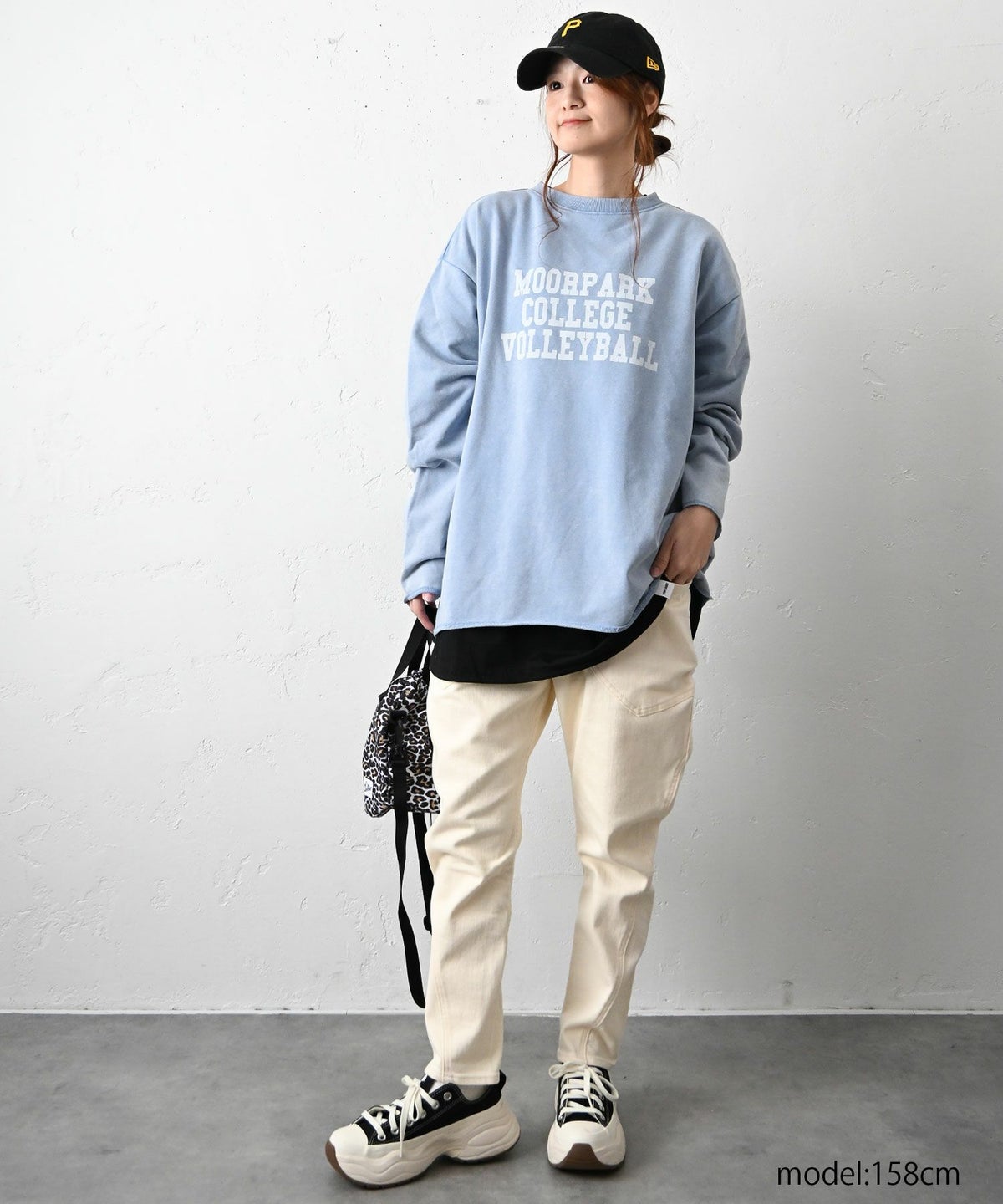 IN THE MARKET｜ピグメントカレッジロゴミニ裏毛ロンT [[C-2512]][C]