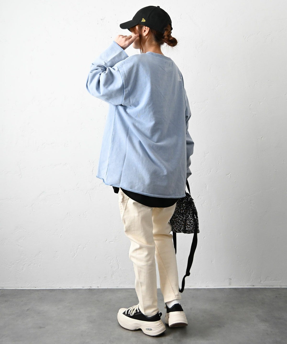 IN THE MARKET｜ピグメントカレッジロゴミニ裏毛ロンT [[C-2512]][C]