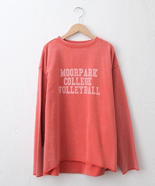 IN THE MARKET｜ピグメントカレッジロゴミニ裏毛ロンT [[C-2512]][C]