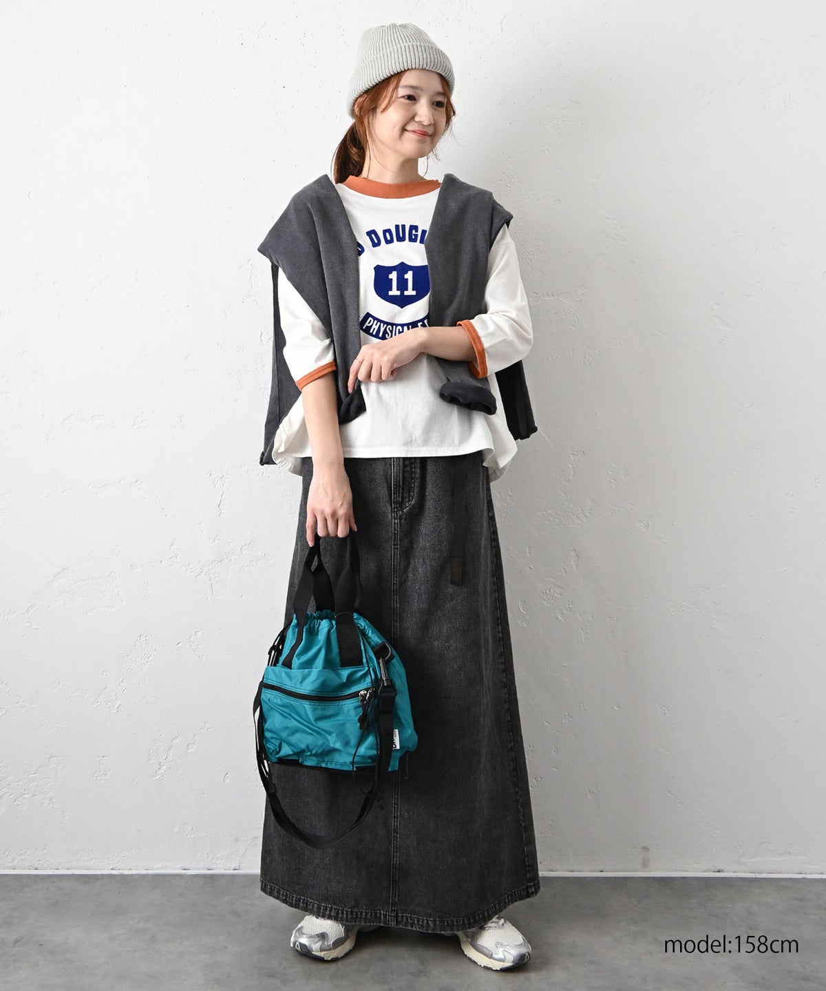 IN THE MARKET｜ピグメントカレッジロゴミニ裏毛ロンT [[C-2512]][C]